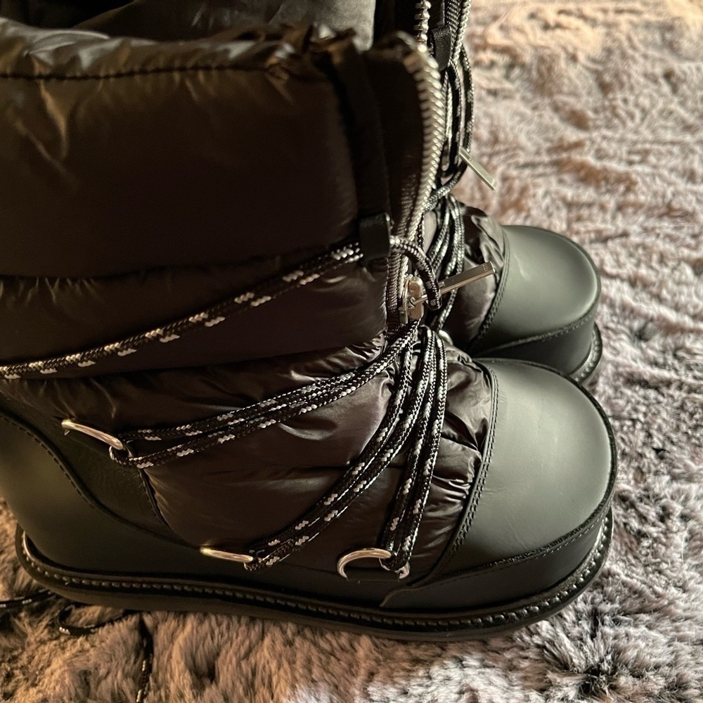 SACAI Hiking Black Snow Boots Size 37 - Picture 2 of 16